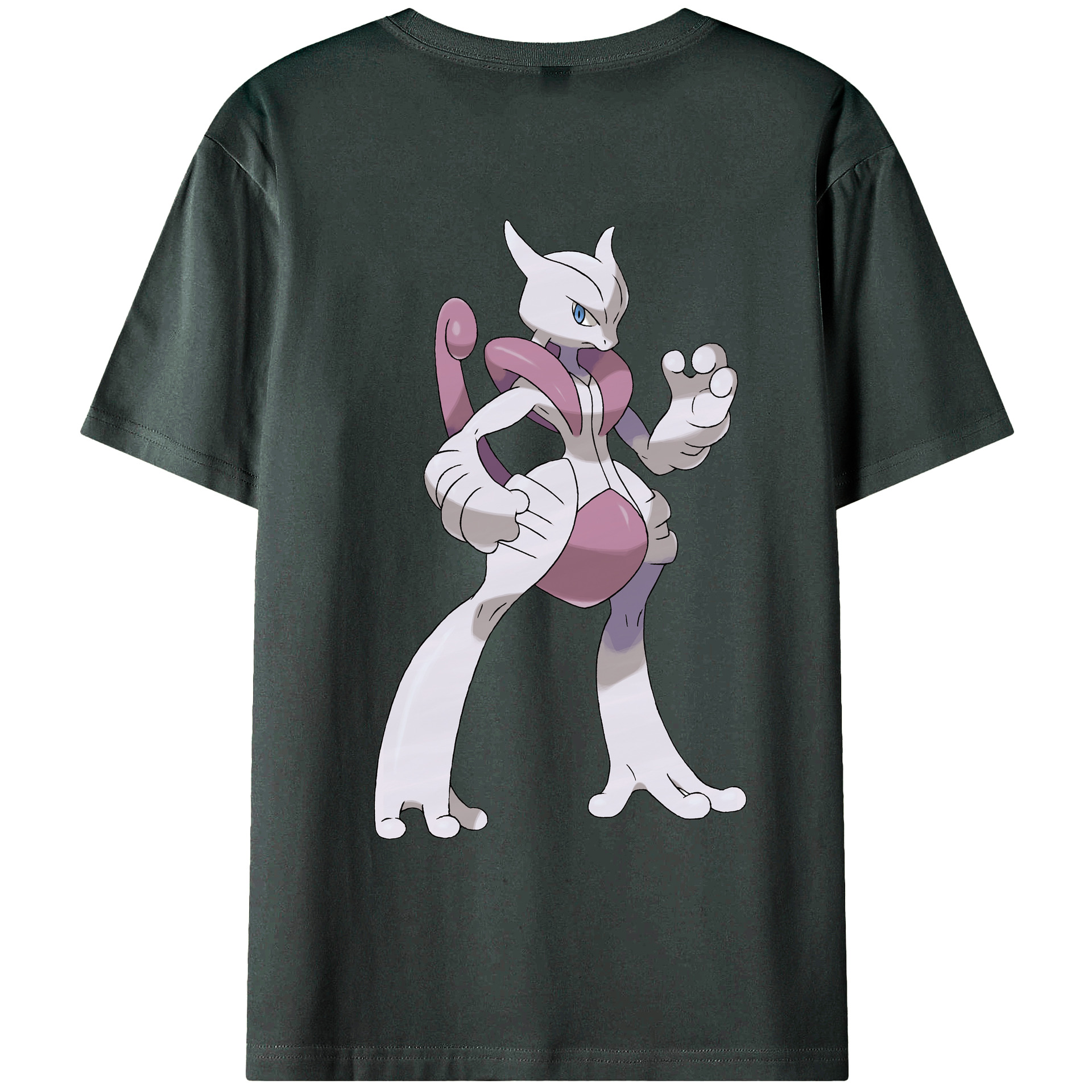（画像用） ポケットモンスター Pokémon 綿100％ メンズ半袖Tシャツ（バックプリント） 通気性